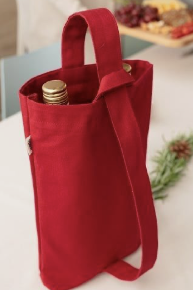 Dây đai làm tay xách túi vải màu đỏ