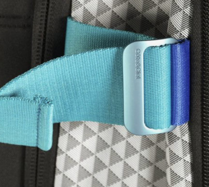 Dây đai dệt may túi xách 30mm màu xanh