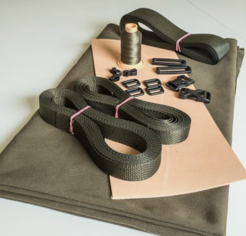 Dây đai nilon màu xanh lính 25mm