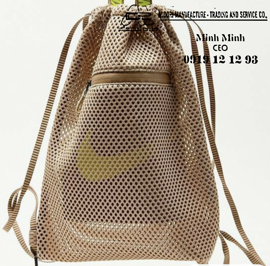 Dây dù dẹp may qoai túi màu nâu 