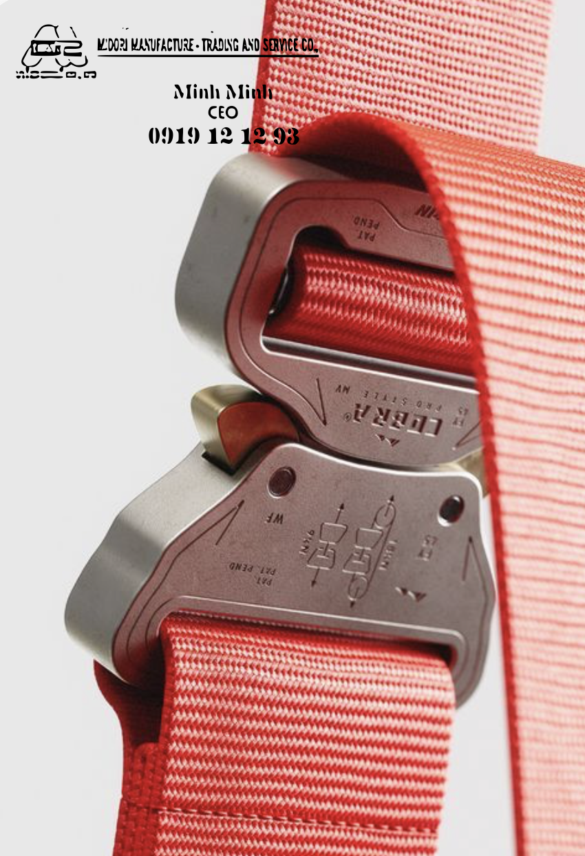 Dây đai dệt cán nhiệt màu cam