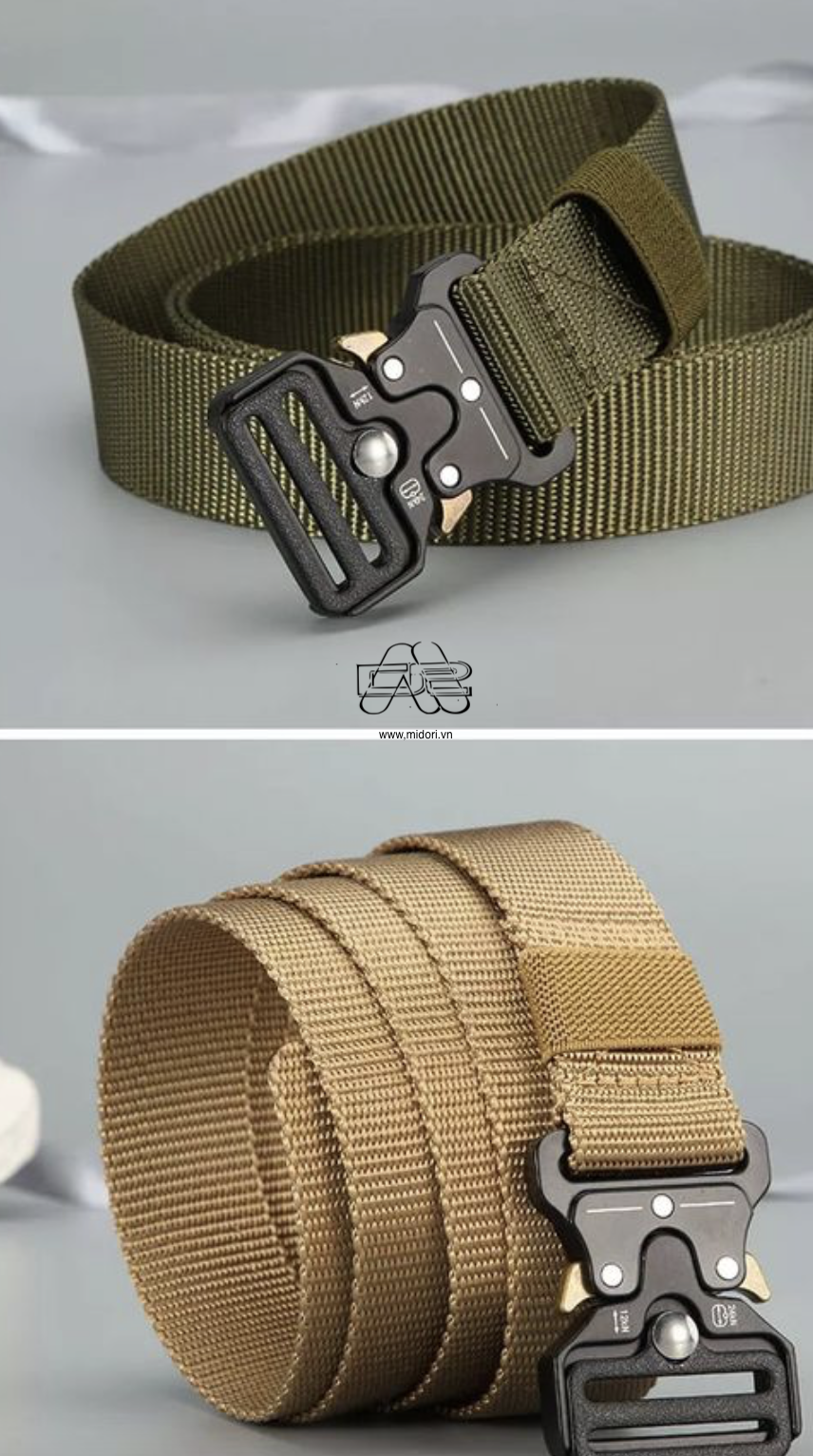 Dây đai dệt nylon màu vàng 25mm