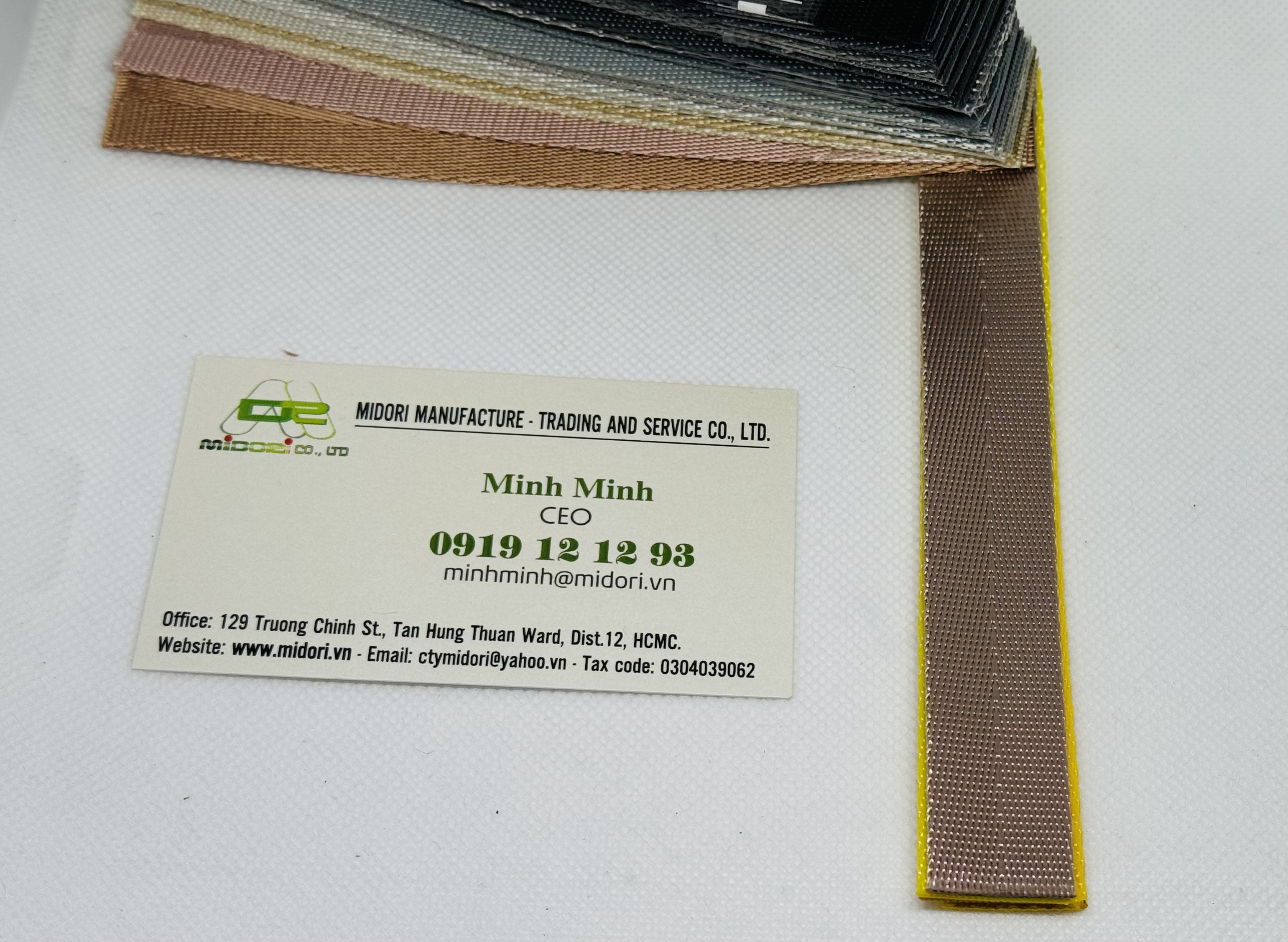 Đai nylon màu nâu 20mm