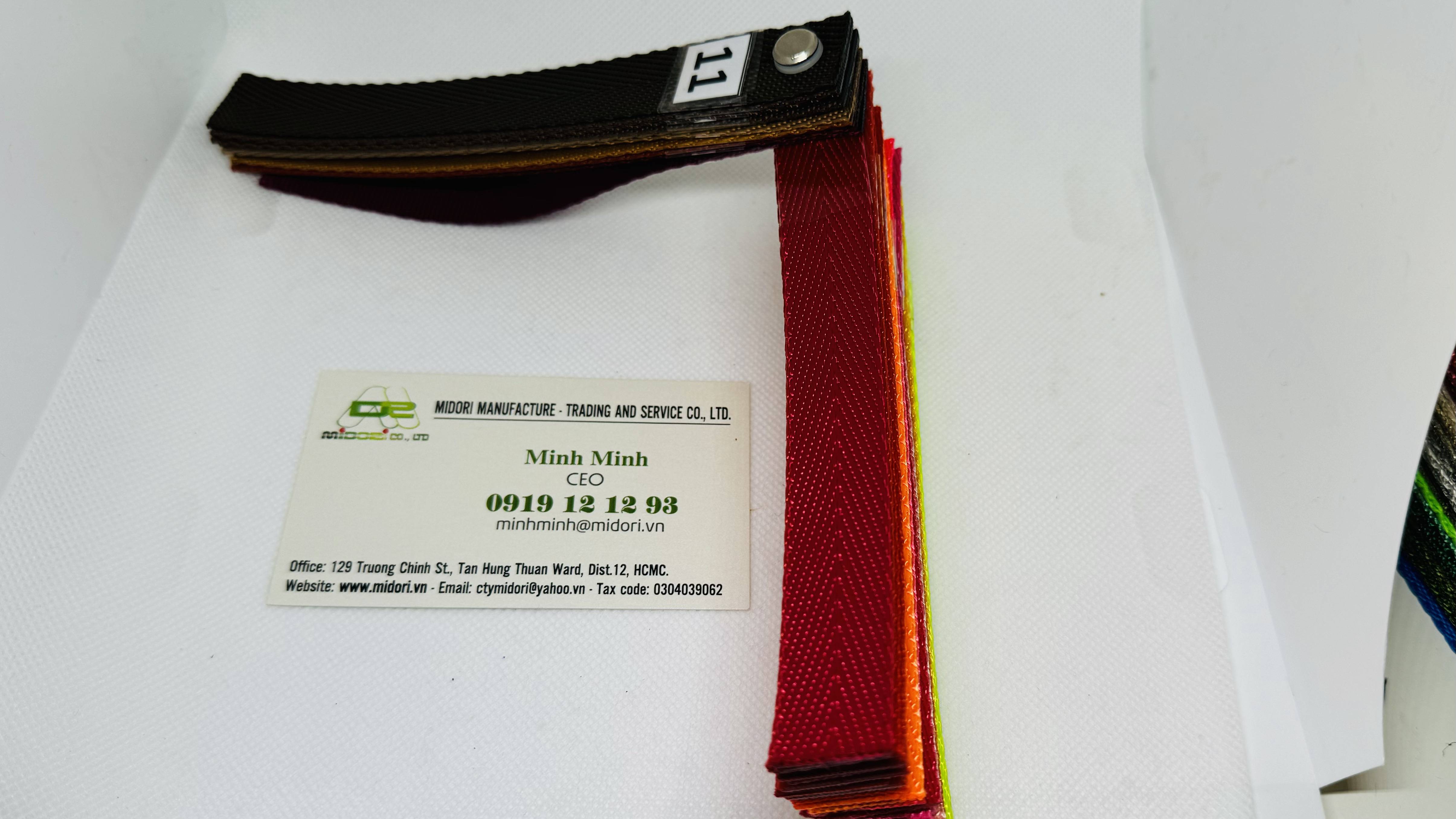 Dây viền xương cá màu hồng sậm