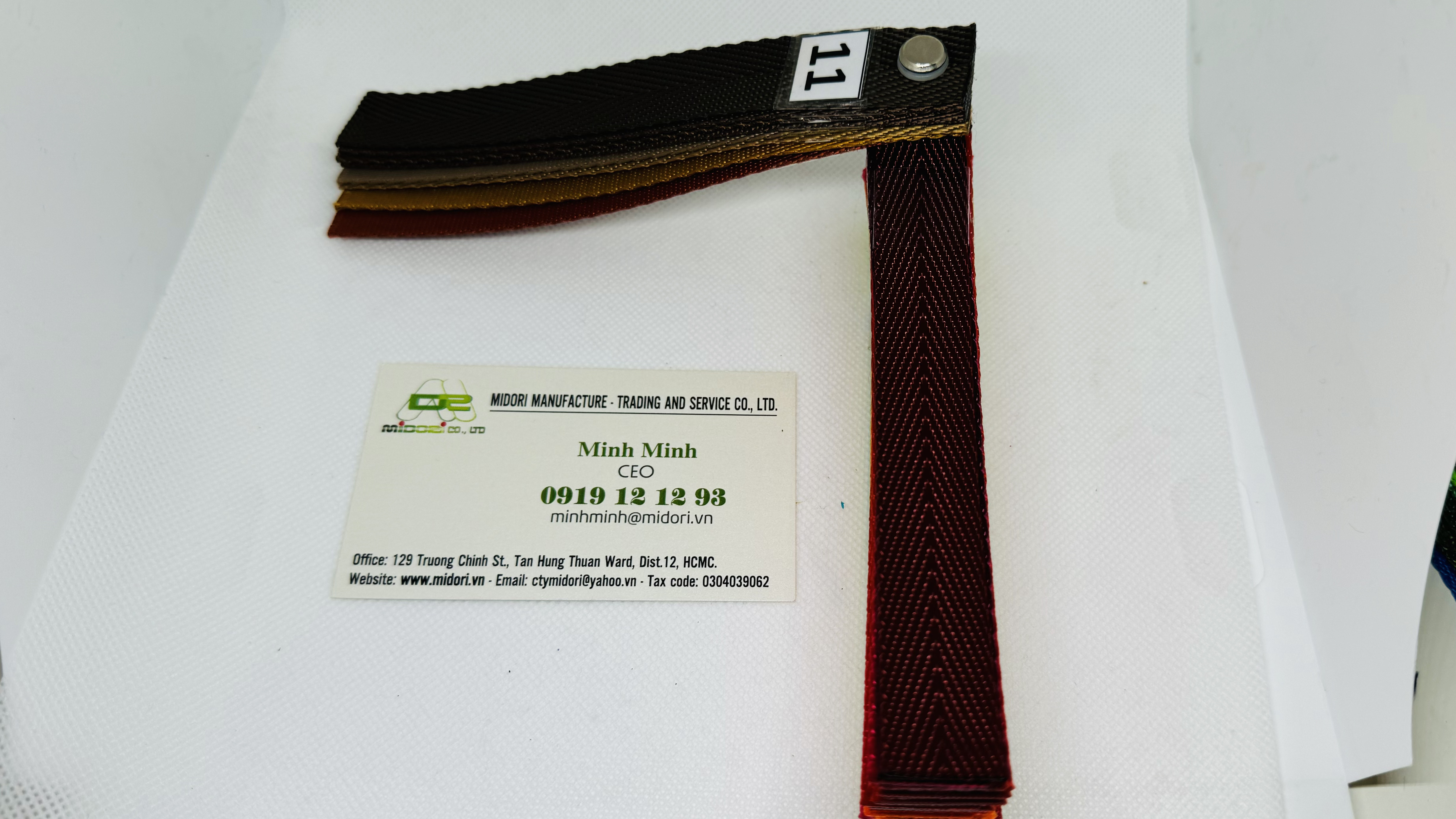 Dây viền màu nâu 20mm