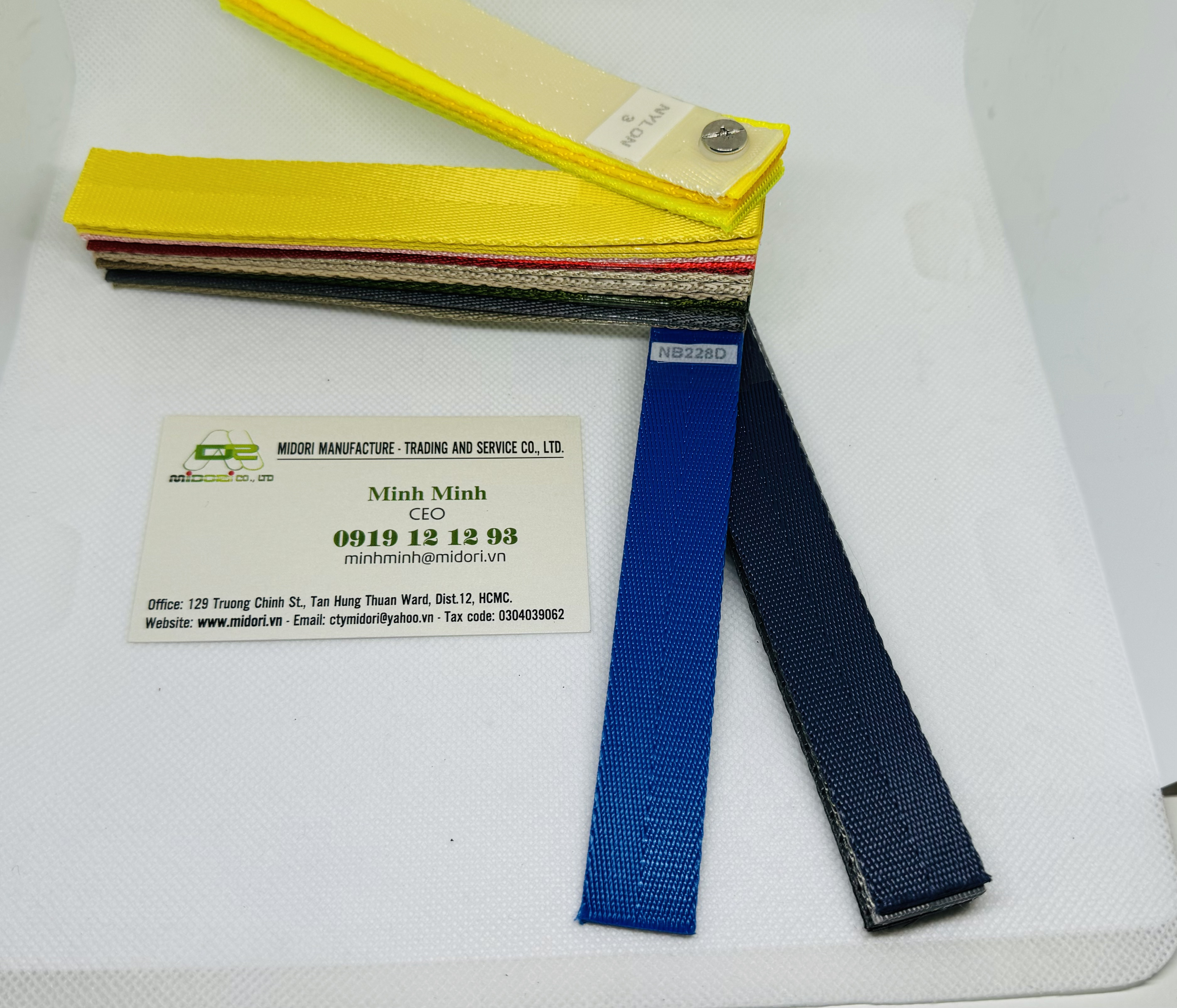 Dây viền màu xanh biển 20mm