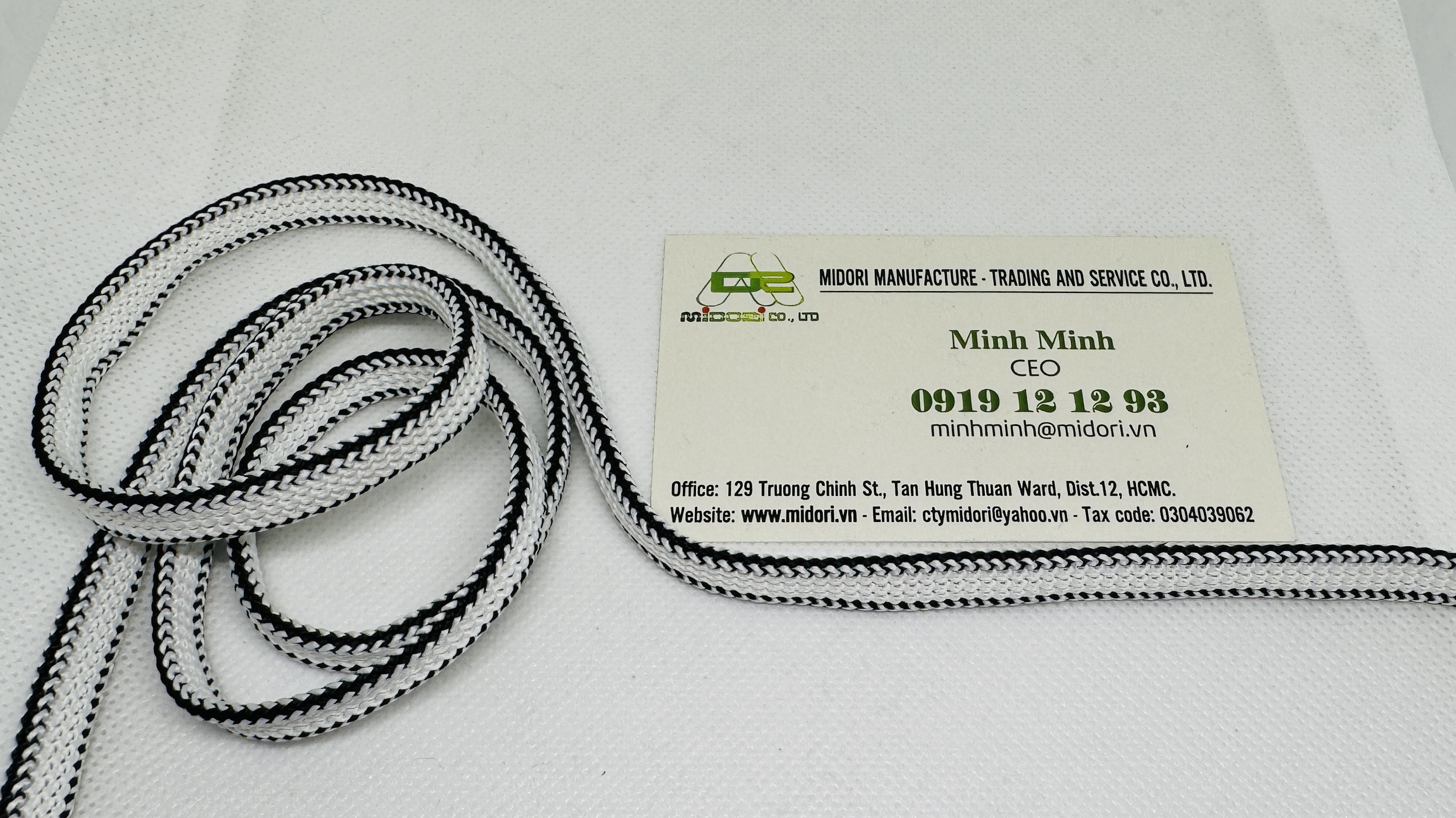 Dây dù dẹp, dây dù óng, dây tròn máy lắc 2 màu sọc thẳng