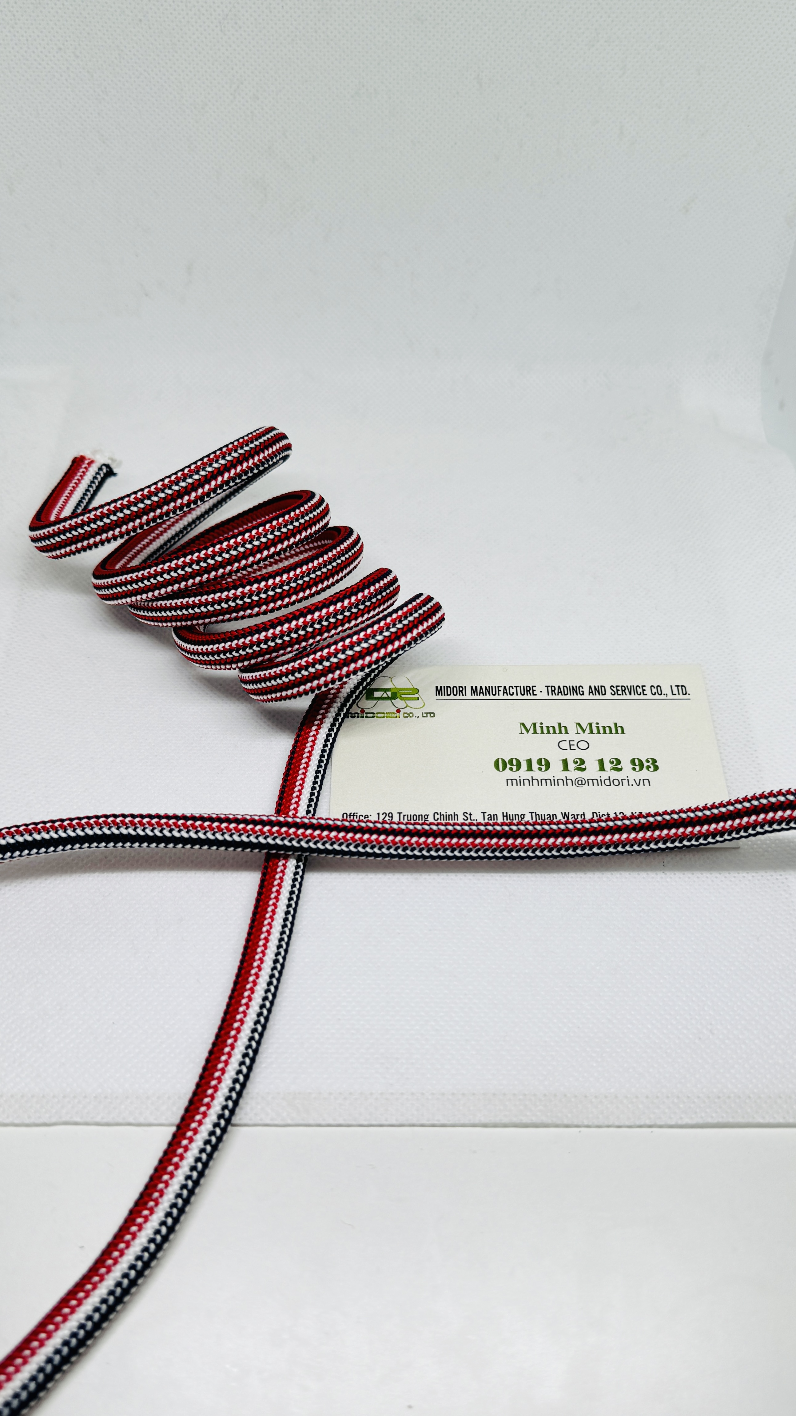 Dây dù xoắn, dây dệt kiểu, dây lắc