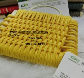 Dây rope đan ghế màu vàng 6mm