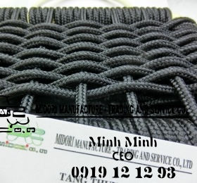Dây dù đan ghế 6mm màu xám uv 2000h