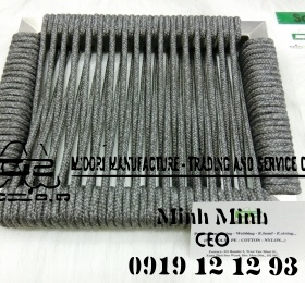 Dây dù đan ghế màu muối tiêu xuất khẩu