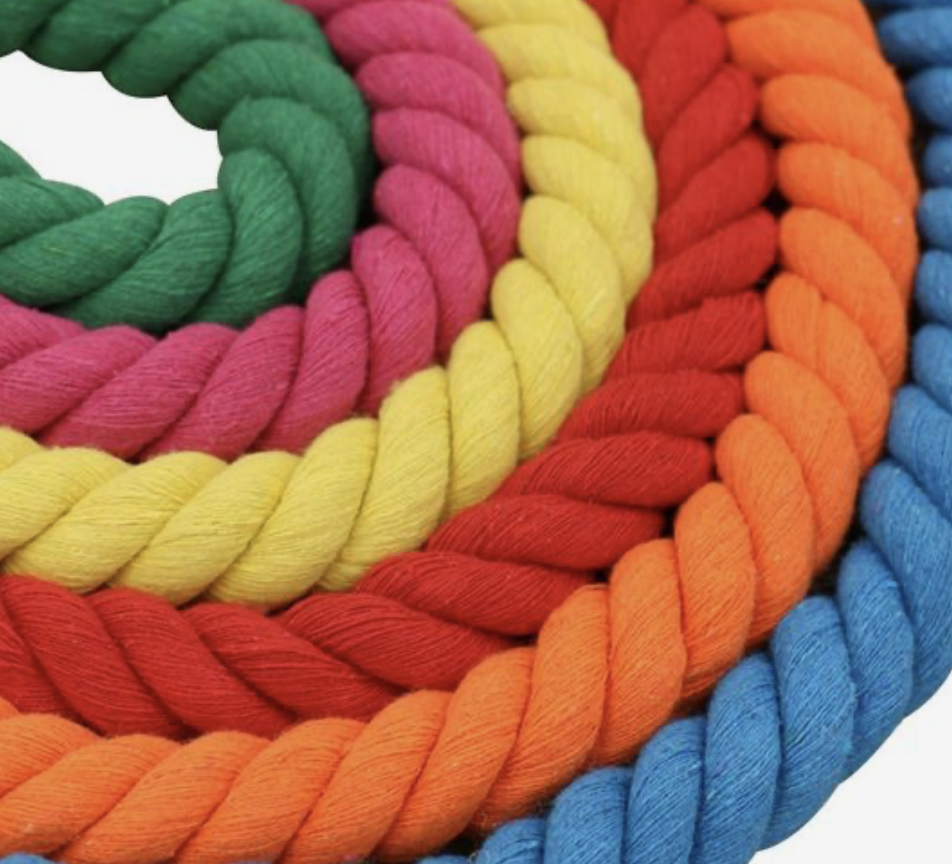 Dây se cotton. màu đỏ 10mm