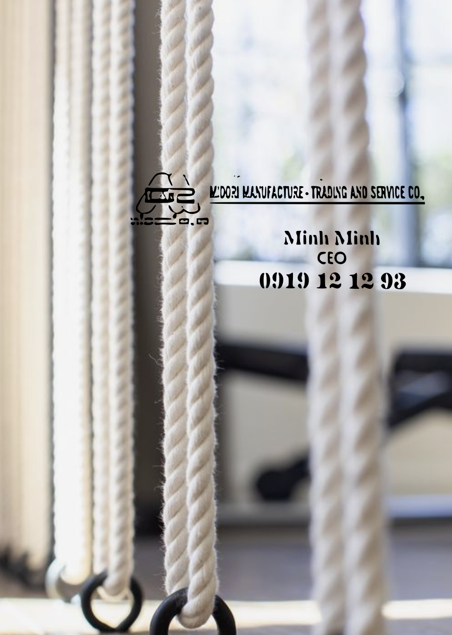 Dây se cotton , dây xoắn dệt, gia công dây cotton