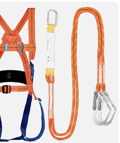 dây an toàn, dây cứu hộ, dây thừng thoát hiểm màu cam