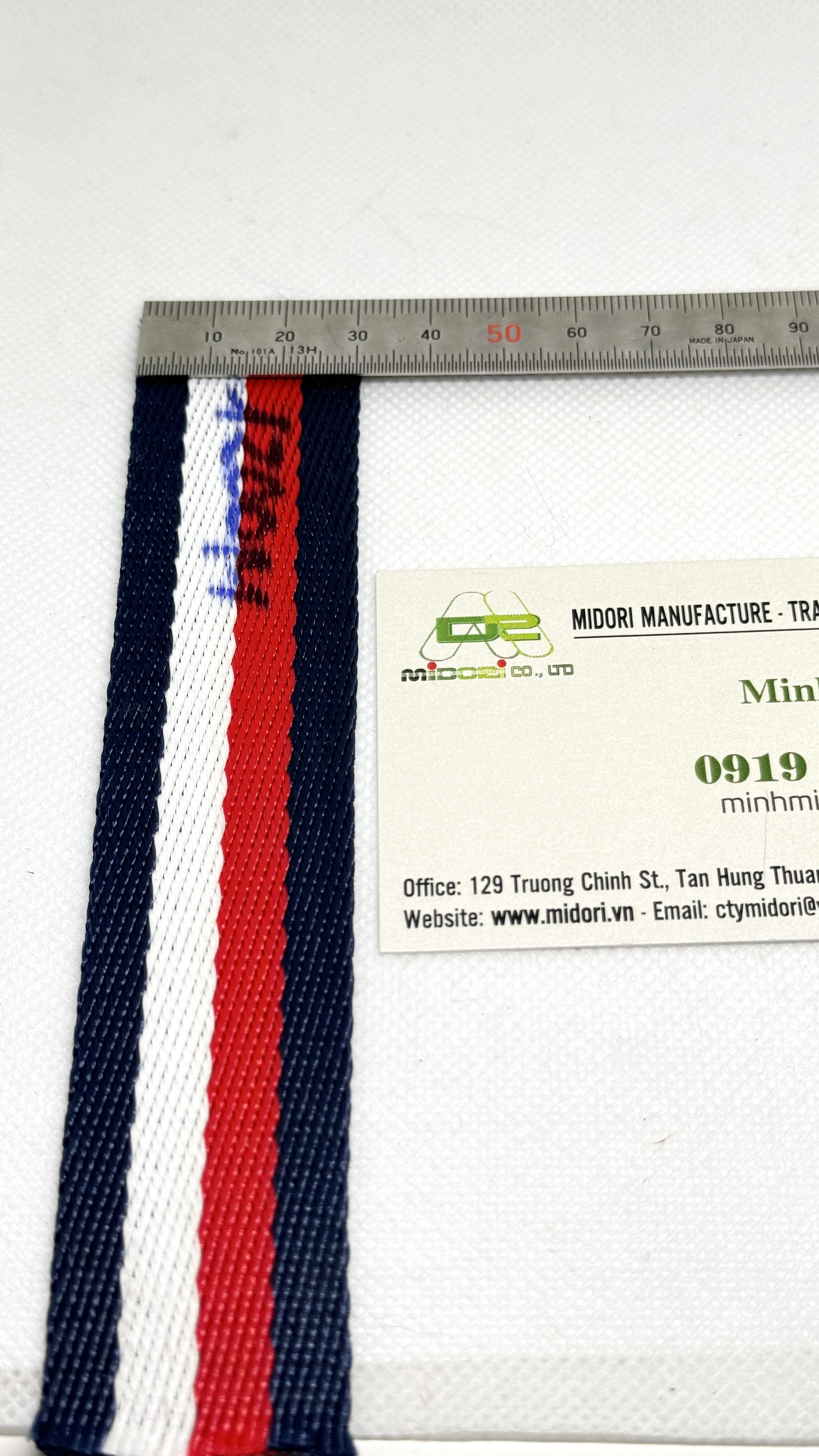 Dây đai dệt polyester đi line nhiều màu giá rẻ