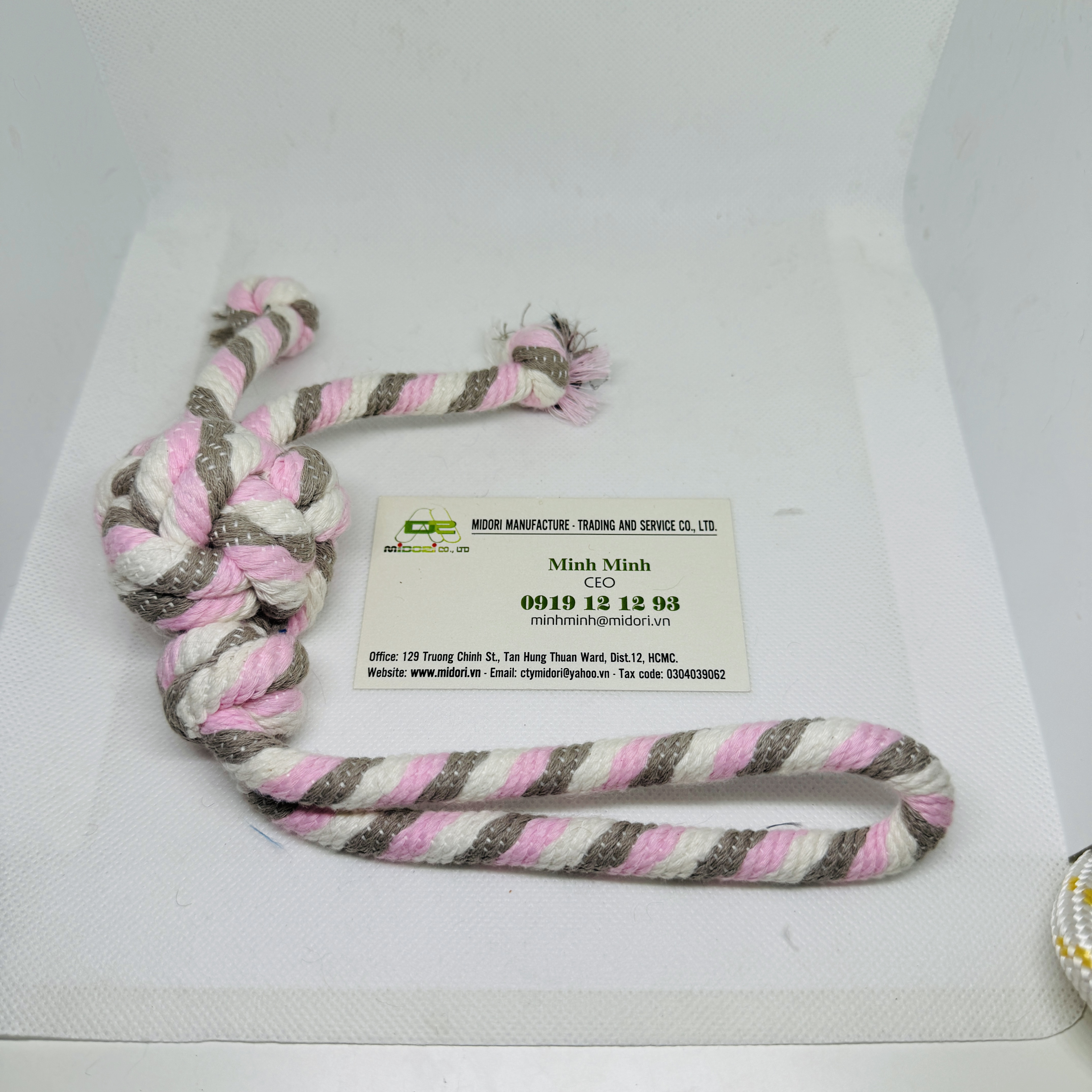 chơi huấn luyện cho chó, đồ chơi đan bằng dây