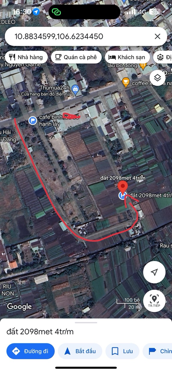 Bán đất Phạm Thị Giây, Hóc Môn, TPHCM