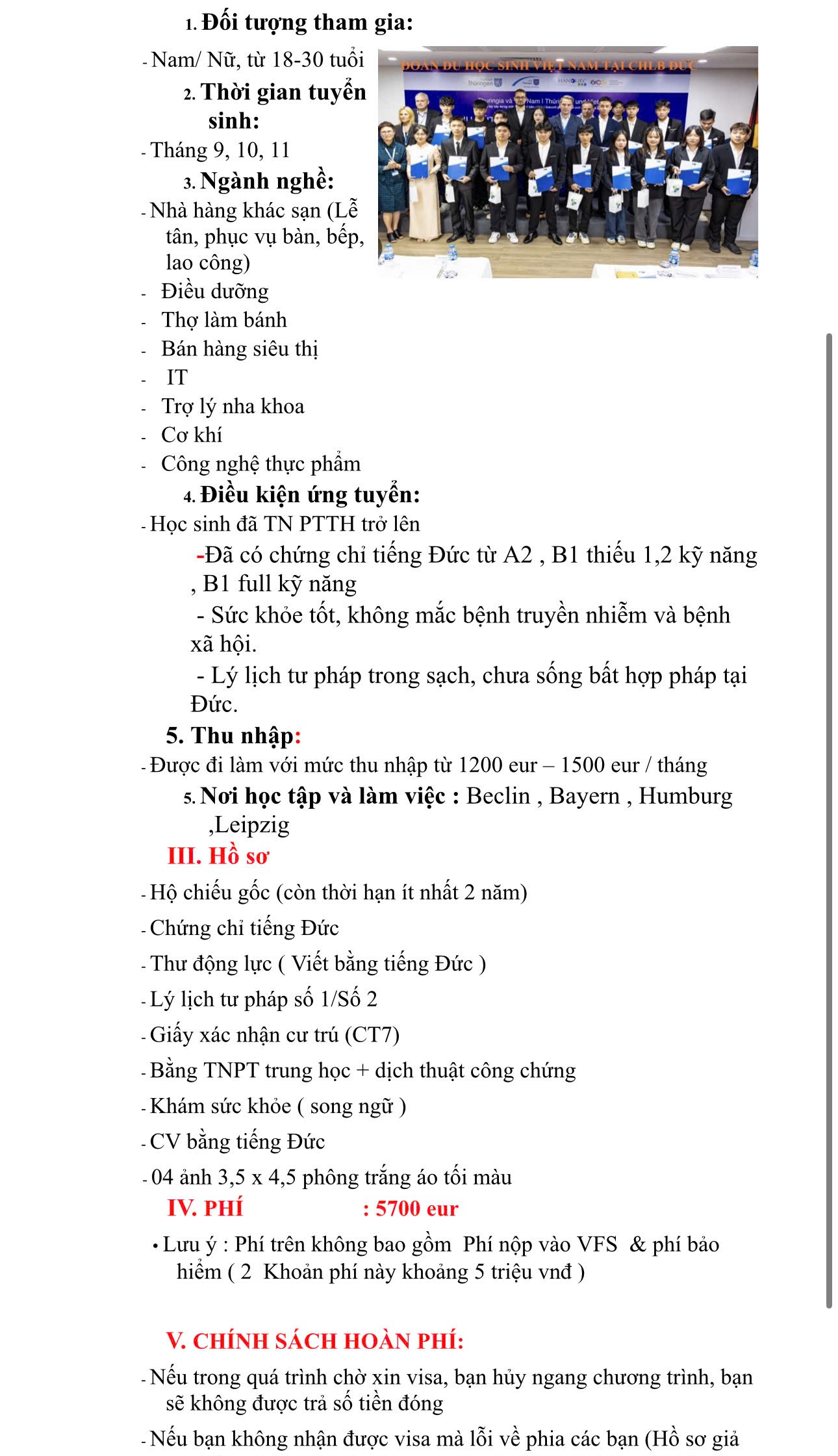 Du học nghề tại Đức